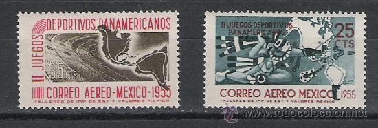 Sellos: TEMA DEPORTES SERIE N&ordm; 189/190 DE MEXICO