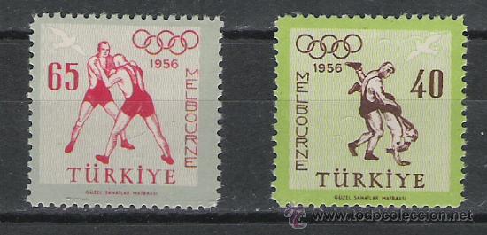 Sellos: TEMA DEPORTES SERIE N&ordm; 35/36 DE TURKIA
