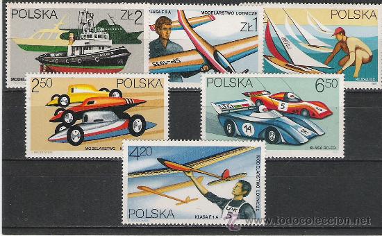Sellos: TEMA DEPORTES SERIE N&ordm; 2573/2578 DE POLONIA