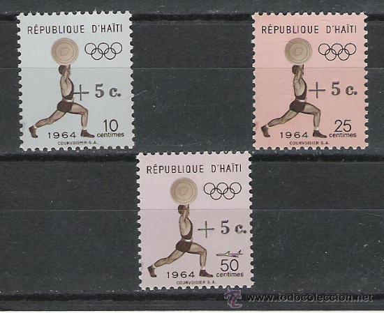 Sellos: TEMA DEPORTES SERIE N&ordm; 515/517 DE HAITI