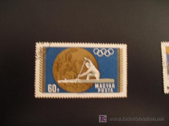 Sellos: Hungria(Magyar Posta) Juegos olimpicos, pirag&uuml;ismo. 1 sello usado sin charnela.