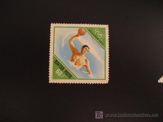 Sellos: Hungria(Magyar Posta) Juegos Olimpicos Munich 1972. Waterpolo.