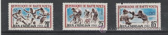 Selos: PRECIOSA SERIE DE DEPORTES DE COLONIAS FRANCESAS