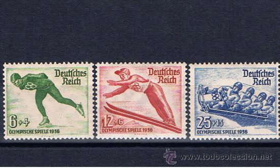 Timbres: III Reich 1936 juegos olimpicos d invierno serie completa nueva sin charnela valor 2010 cat 80 euros