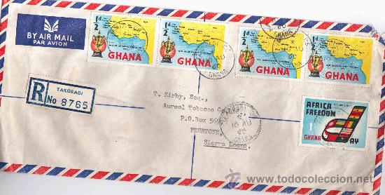 Selos: FUTBOL GHANA CC CERTIFICADA A SIERRA LEONA SELLOS COPA DE AFRICA DEL OESTE BANDERAS La diferencia de