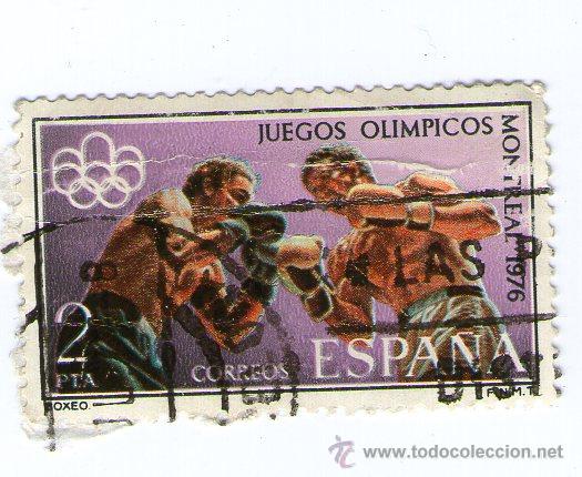 Selos: sello / vi&ntilde;eta de espa&ntilde;a, de los juegos olimpicos de montreal 1976