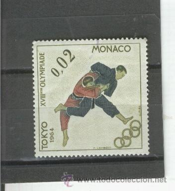 Selos: SELLOS. DEPORTES. LUCHA. JUDO. JUEGOS OLIMPICOS. MONACO. TOKYO 1964
