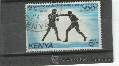 Selos: SELLOS.DEPORTES.LUCHA. BOXEO.BOXA. KENYA.RARO.JUEGOS OLIMPICOS.