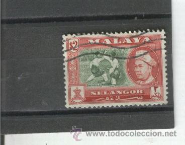 Selos: SELLOS.MALASIA. MALAYA.MALAISIA.LUCHA. ALTO VALOR. 2 $. SELANGOR.DEPORTES.