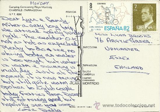 Selos: TP CON SELLO COPA FIFA MUNDIAL DE FUTBOL ESPA&Ntilde;A 82