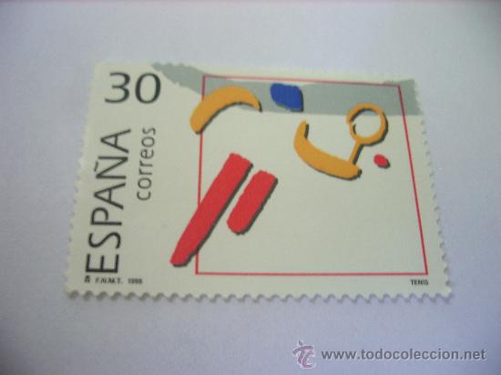 Selos: EDIFIL 3374 - TENIS DEPORTES OLIMPICOS DE PLATA 1995 30 PTAS NUEVO