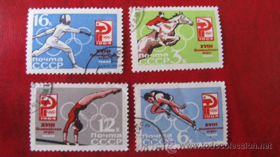 Selos: 1964 rusia, juegos olimpicos de tokio
