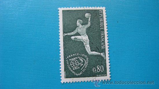 Stamps: 1970 francia, 7 campeonato del mundo de balonmano, yvert 1629