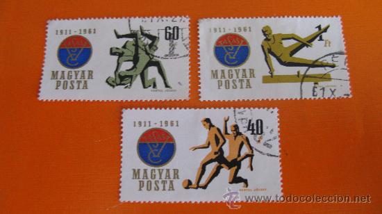 Briefmarken: 1961 hungria, cincuentenario del club deportivo vasas