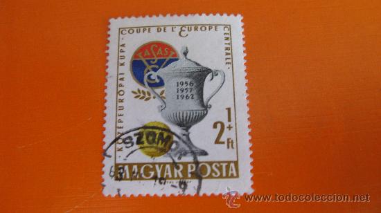 Briefmarken: 1962 hungria, copa de europa central de futbol, yvert 1524