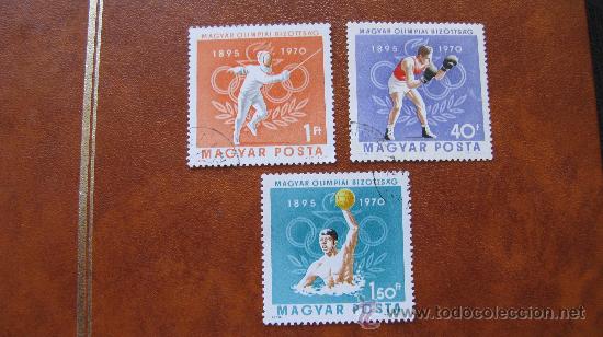 Briefmarken: 1970 hungria, 75 aniv. del comite olimpico hungaro