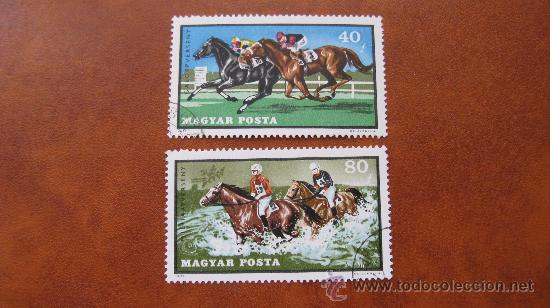 Briefmarken: 1971 hungria, tema hipica.