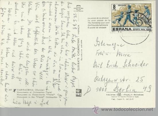 Briefmarken: TP CARTAGENA SELLOS DEPORTE CICLISMO FUTBOL SALTO