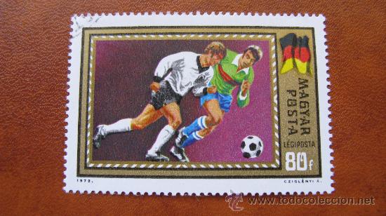 Briefmarken: 1972 hungria, campeonato de europa de futbol, yvert 347 aereo