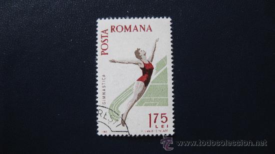 Sellos: 1965 rumania, deportes, gimnasia, yvert 2172