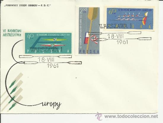 Selos: POLONIA SPD 1961 REMO DEPORTE SELLOS SIN DENTAR