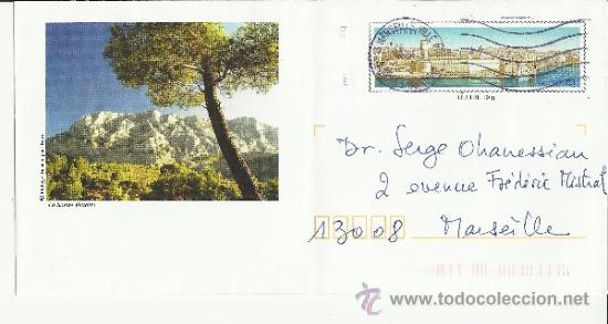 Francobolli: FRANCIA ENTERO POSTAL MARSEILLE MONTA&Ntilde;A LA SAINTE VICTOIRE