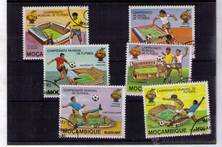 Briefmarken: MOZAMBIQUE 1982 - CAMPEONATO DEL MUNDO DE FUTBOL ESPA&Ntilde;A-82 USADOS