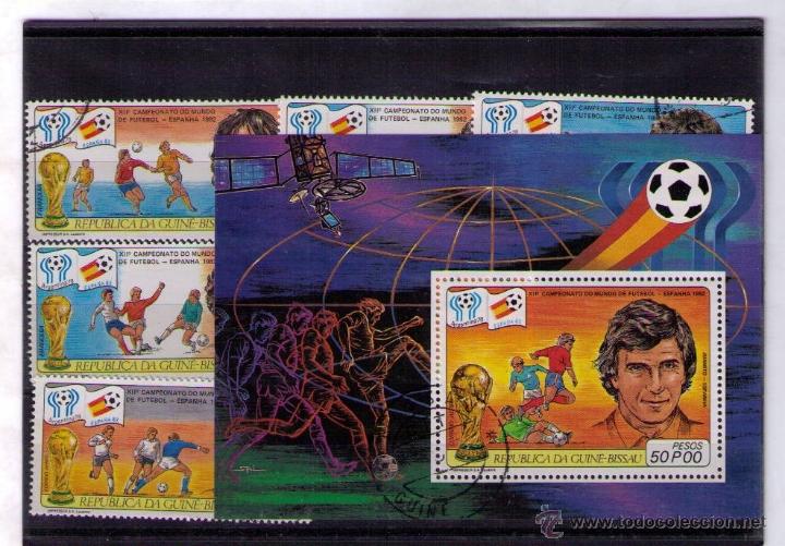 Briefmarken: GUINEA BISSAU1982 - CAMPEONATO DEL MUNDO DE FUTBOL ESPA&Ntilde;A-82 USADOS