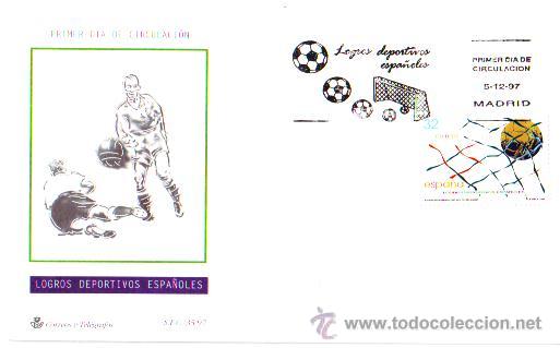 Briefmarken: Espa&ntilde;a. SPD 3524 Gol de Zarra. Matasello: 5-12-1997