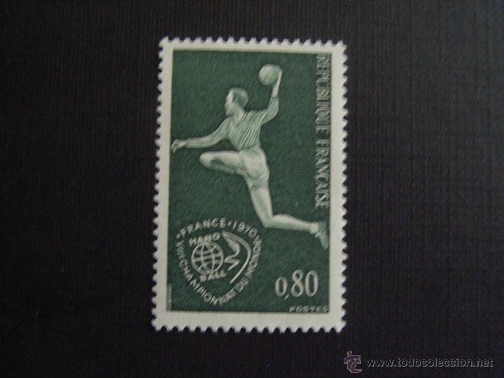 Briefmarken: FRANCIA N&ordm; YVERT 1629*** A&Ntilde;O 1970.CAMPEONATO DEL MUNDO DE BALONMANO