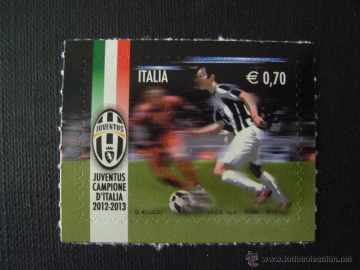 Briefmarken: FUTBOL.  ITALIA  A&Ntilde;O 2013. . JUVENTUS,CAMPEON DE ITALIA 2012-13