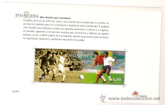 Briefmarken: Portugal ** & 50 Aniv. da U.E.F.A 2004 (291)