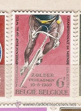 Timbres: Belgica ** & Campeonato do Mundo de Ciclismo, Zolder 1969 (1498),