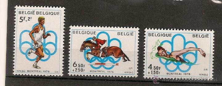 Timbres: Belgica ** & Jogos Olimpicos de Monterreal, 1976 (1795)