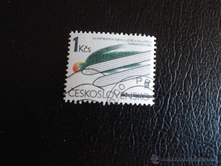Timbres: Checoslovaquia. 2529 Campeonato del mundo de salto de ski en Harachov. 1983. Sellos usados y numerac