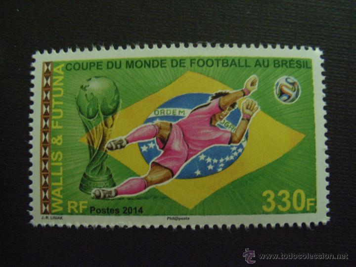 Briefmarken: WALLIS Y FUTUNA A&Ntilde;O 2014. DEPORTE. CAMPEONATO DEL MUNDO DE FUTBOL