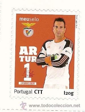 Sellos: Portugal ** & Artur Moraes, Benfica 33&ordm; Campeonato Nacional, 2013-2014