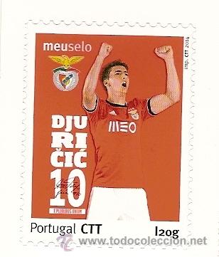 Sellos: Portugal ** & Djuricic, Benfica 33&ordm; Campeonato Nacional, 2013-2014