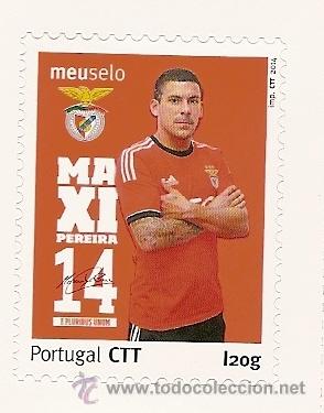 Sellos: Portugal ** & Maxi Pereira, Benfica 33&ordm; Campeonato Nacional, 2013-2014