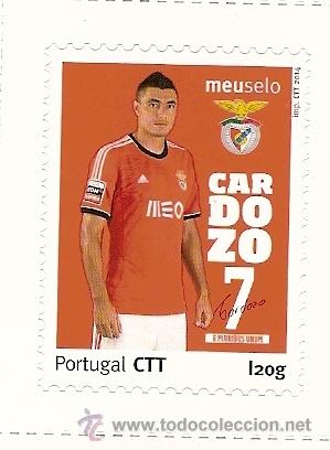 Sellos: Portugal ** & Oscar Cardozo, Benfica 33&ordm; Campeonato Nacional, 2013-2014
