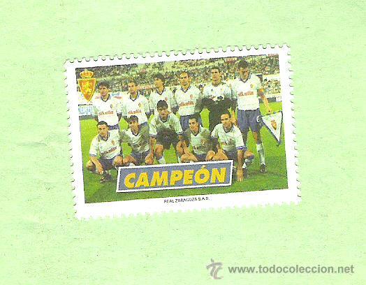 Selos: SELLO CAMPEON DE LA COPA DEL REY 2001 REAL ZARAGOZA