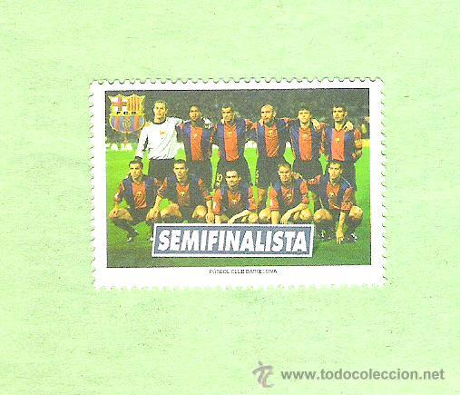 Selos: SELLO SEMIFINALISTA DE LA COPA DEL REY 2001 F.C.BARCELONA