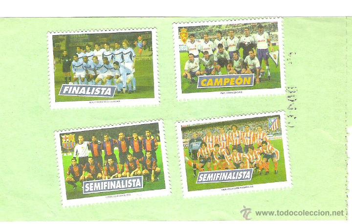 Sellos: CUATRO SELLOS COPA DEL REY 2001 - Foto 1
