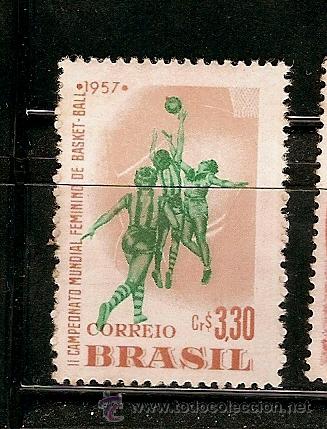 Selos: Brazil ** & II Campeonato do Mundo de Basketball Feminino 1957  (634)