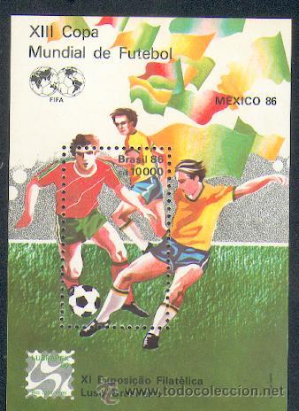 Selos: Brazil ** & M&eacute;xico, XIII Campeonato do Mundo 1986 (39)