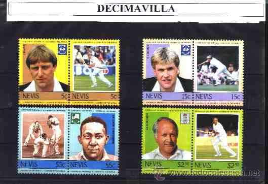 Sellos: NEVIS, CRICKET (2), DEVA031 - Foto 1