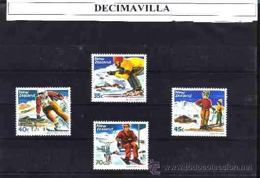 Sellos: NUEVA ZELANDA, ESQUI, 867/70, DEVA036 - Foto 1