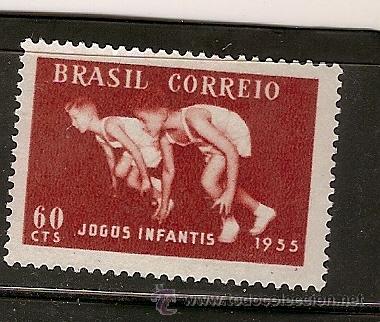 Sellos: Brazil * & Jogos Infantis 1955 (605)