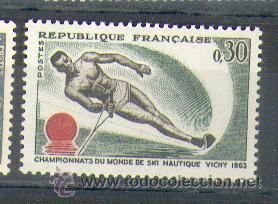 Sellos: Francia ** & Ski (1395) - Foto 1