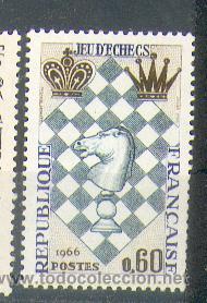 Sellos: Francia ** & Xadrez (1478)